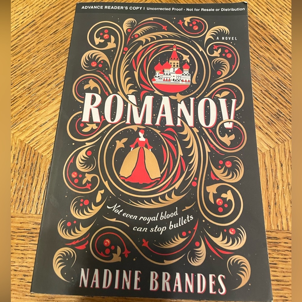 ARC Romanov by Nadine Brandes Anastasia Retelling Book Advanced Reader Copy